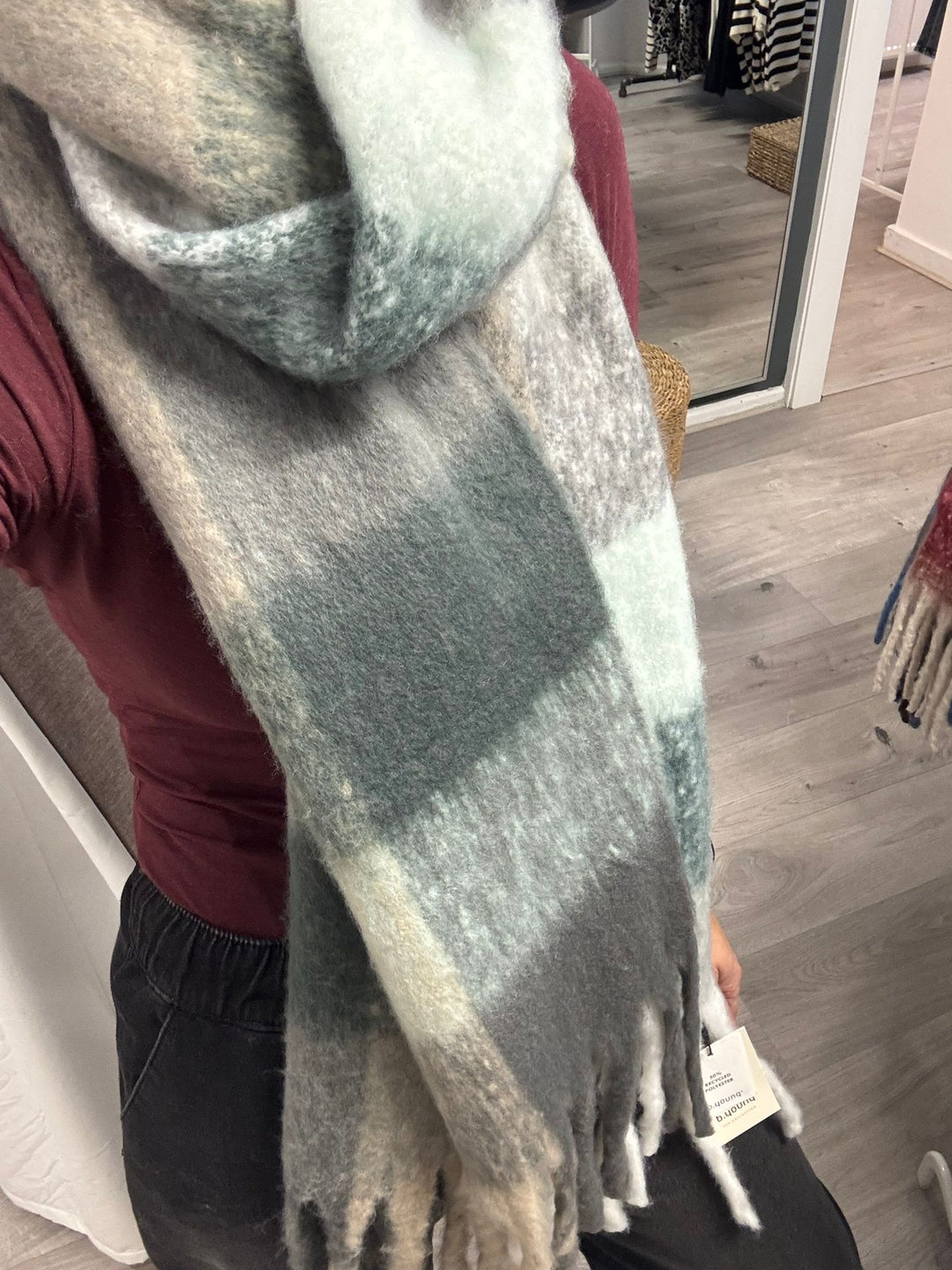 Wilma Scarf - Surf Mix