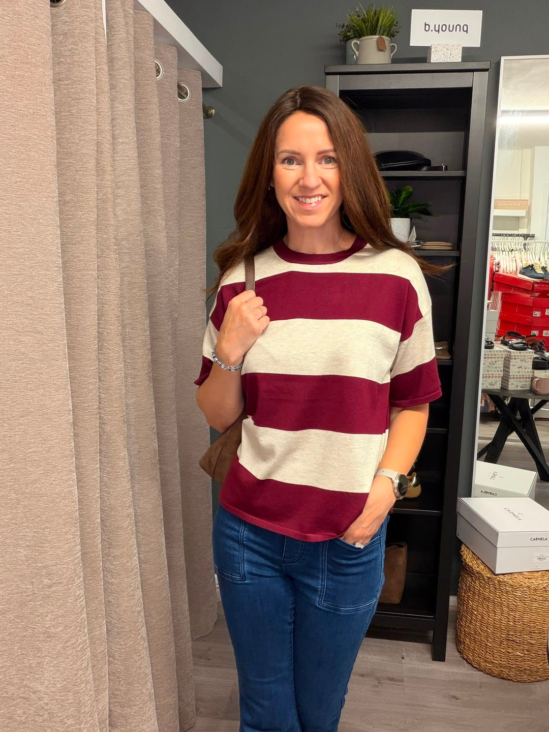 Luls Loose Top - Stripe