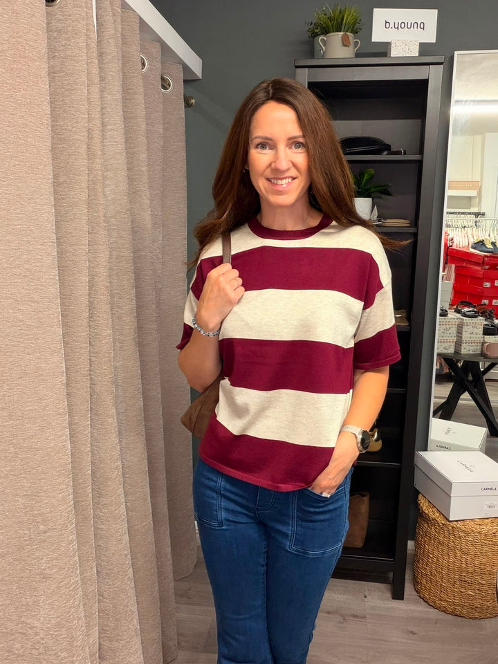 Luls Loose Top - Stripe