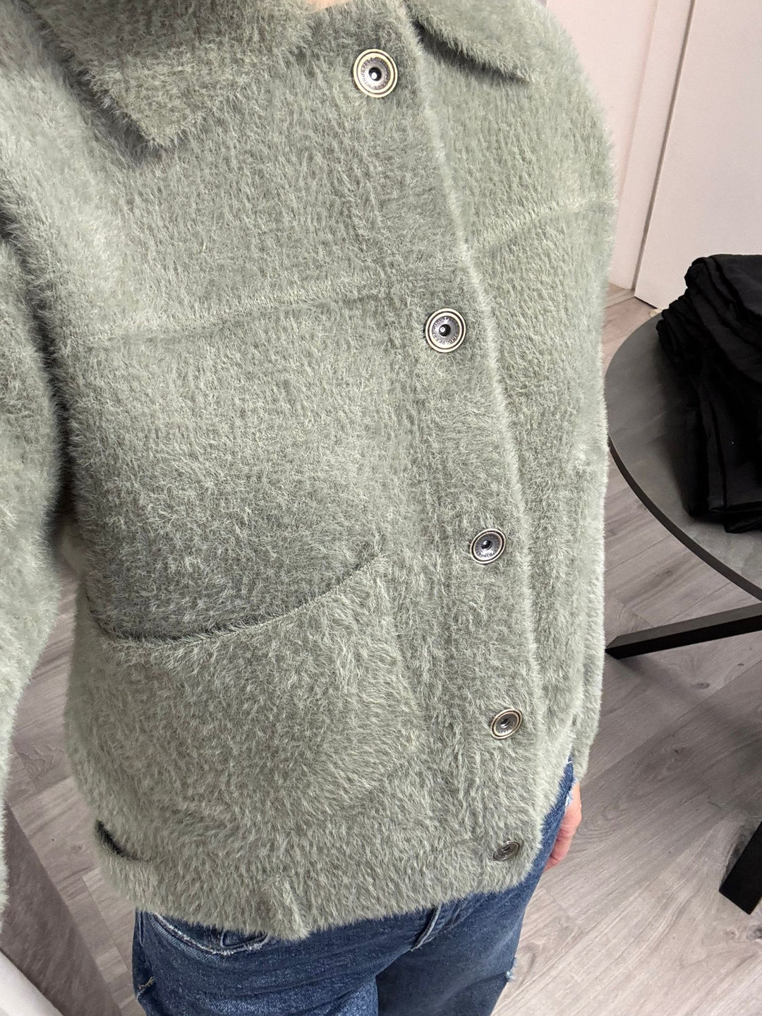 Bubbly Jacket - Green Ash