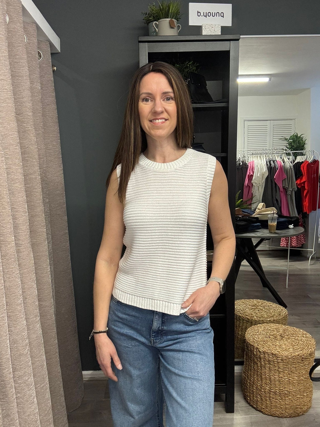 Dotties Top - Cloud Dancer