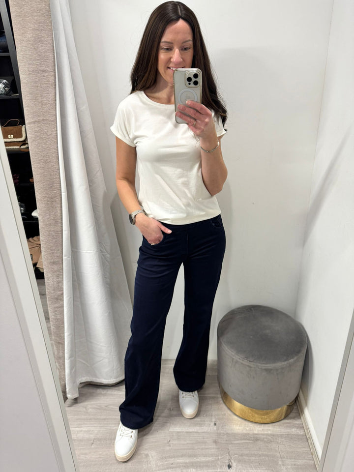 Tocada Wide Leg Jeans - Dark Wash