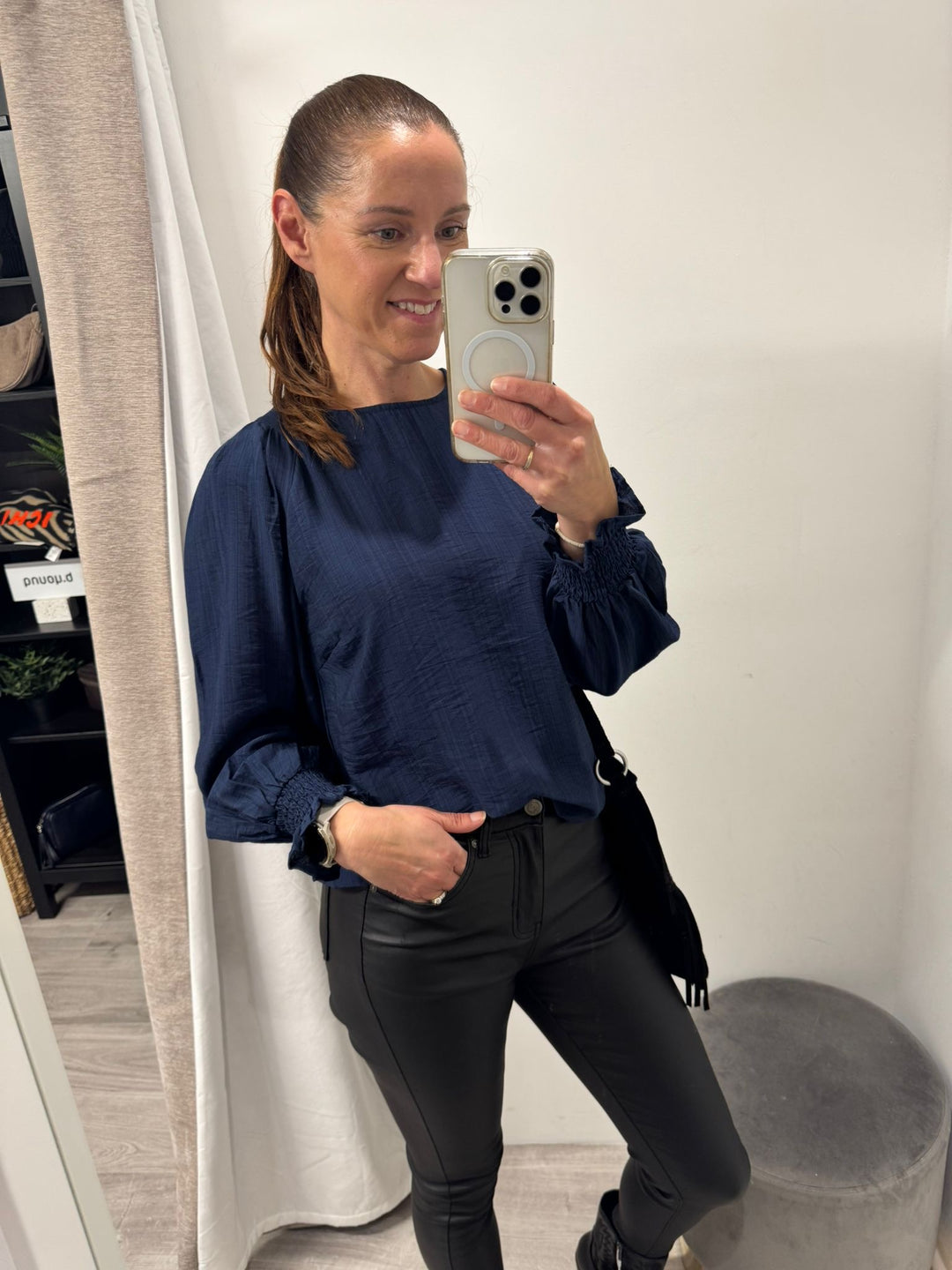 Wilma Blouse - Total Eclipse
