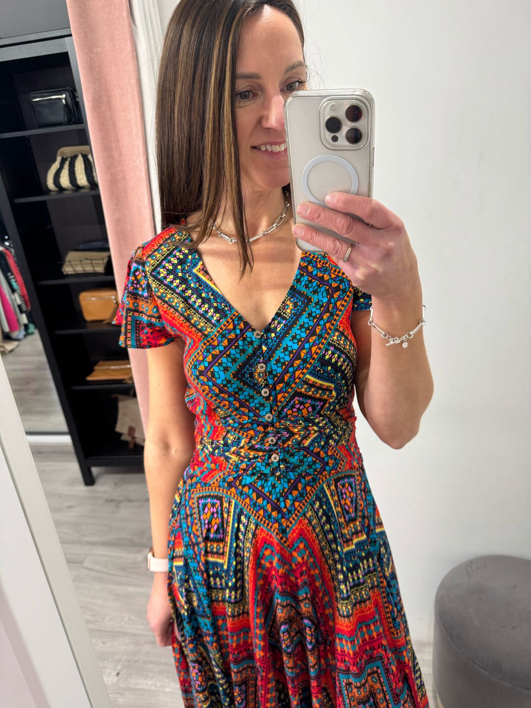 Sophia Dress - Red