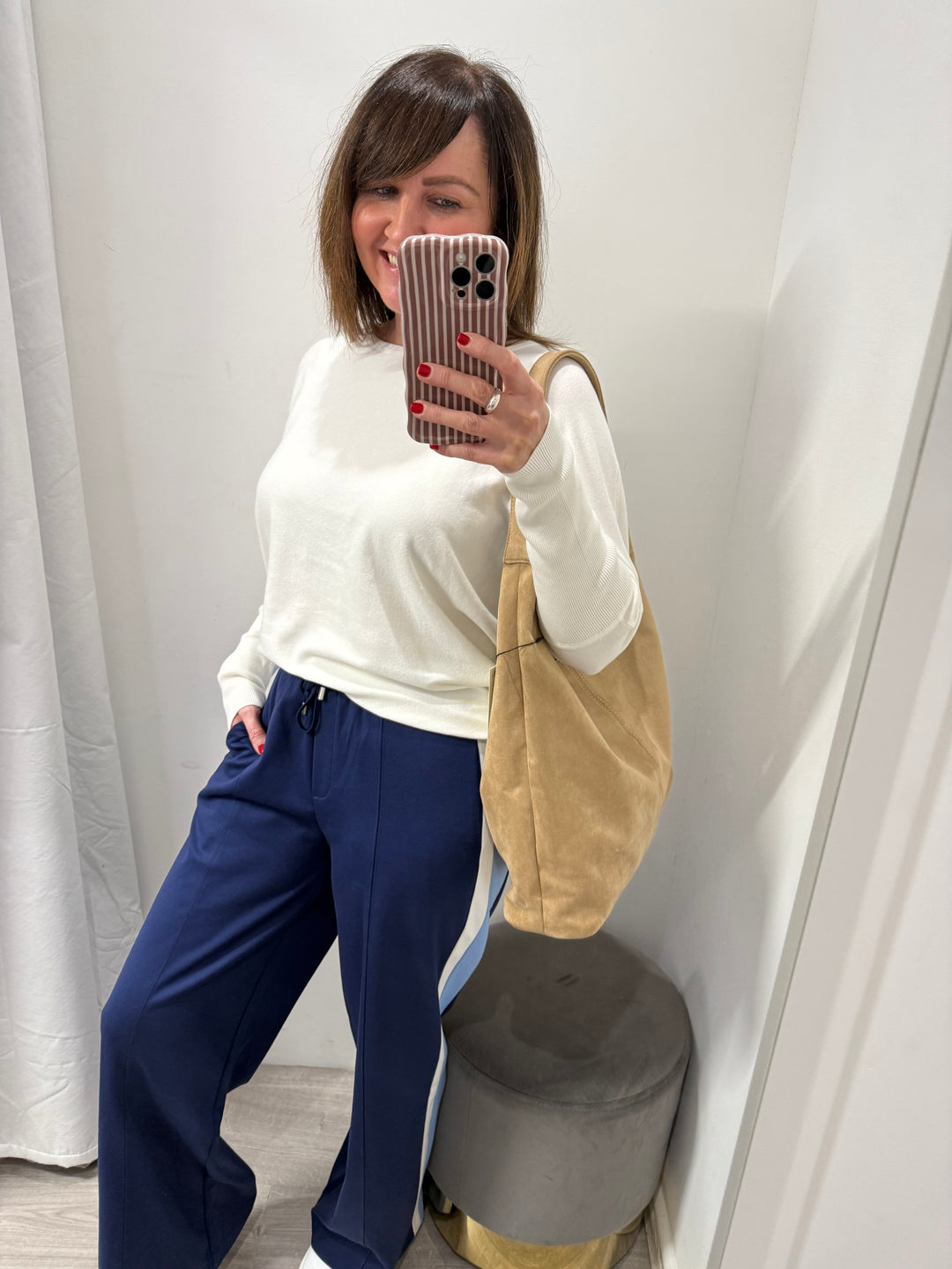 Rizetta Track Pants - Medieval Blue