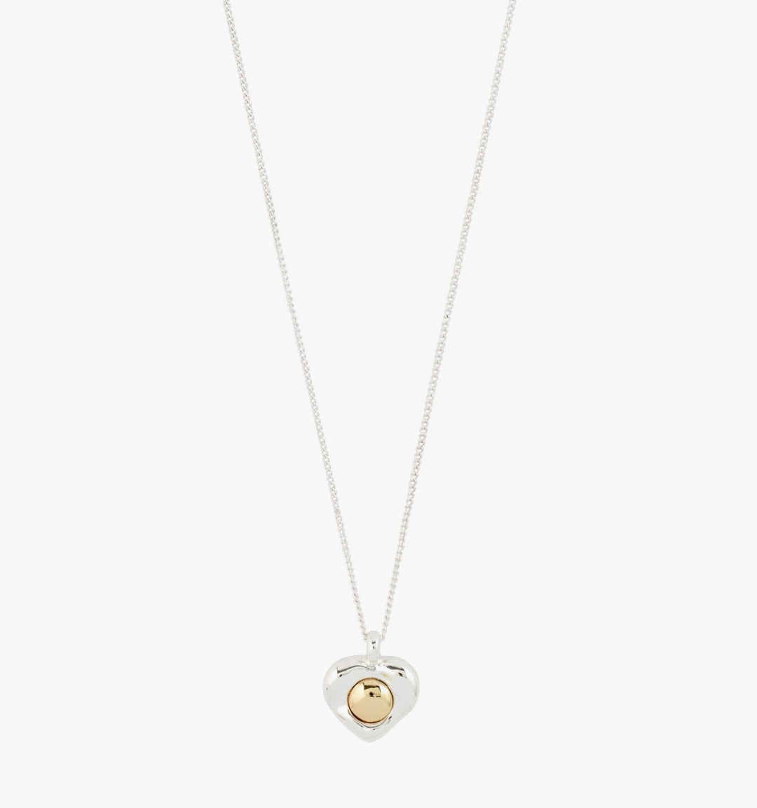Nova Heart Necklace - Silver Plated