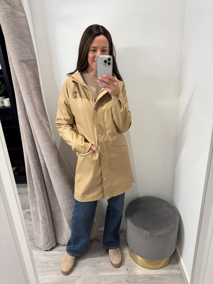 Tazi Rain Jacket - Travertine