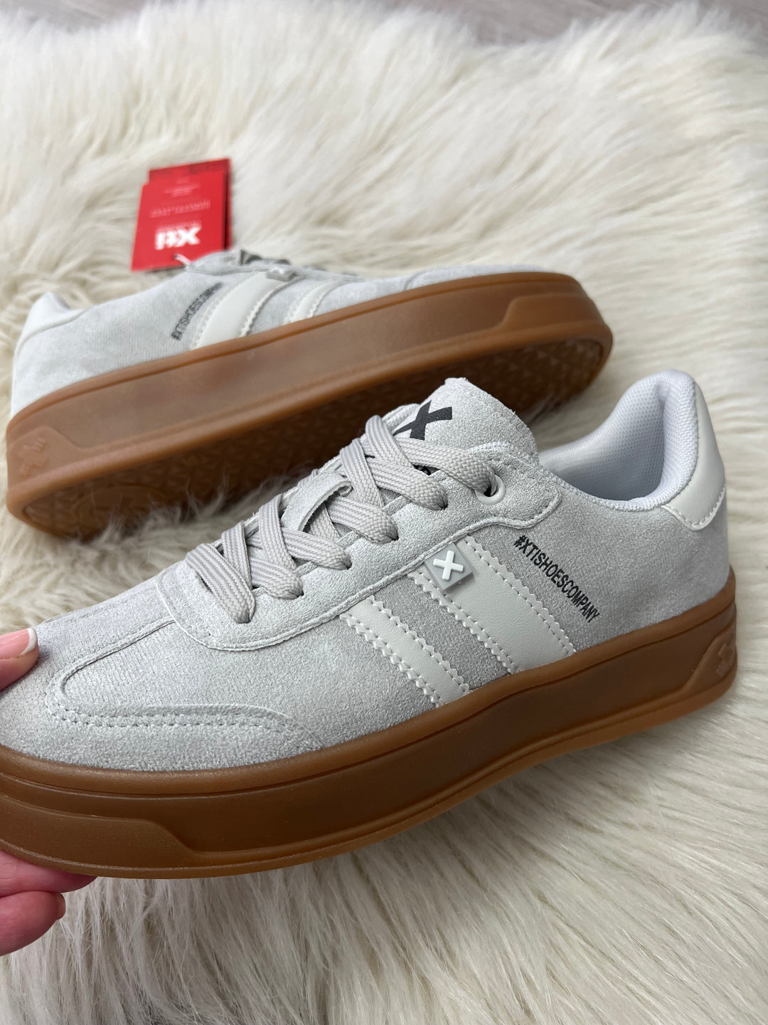 Xti Alba Trainers - Grey - Last Size 5