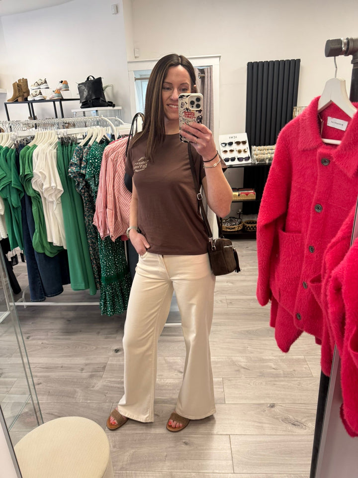 Ziggy Wide Leg Jeans - Birch