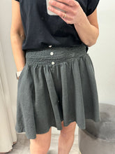 Load image into Gallery viewer, Linen Palazzo Shorts  - Charcoal
