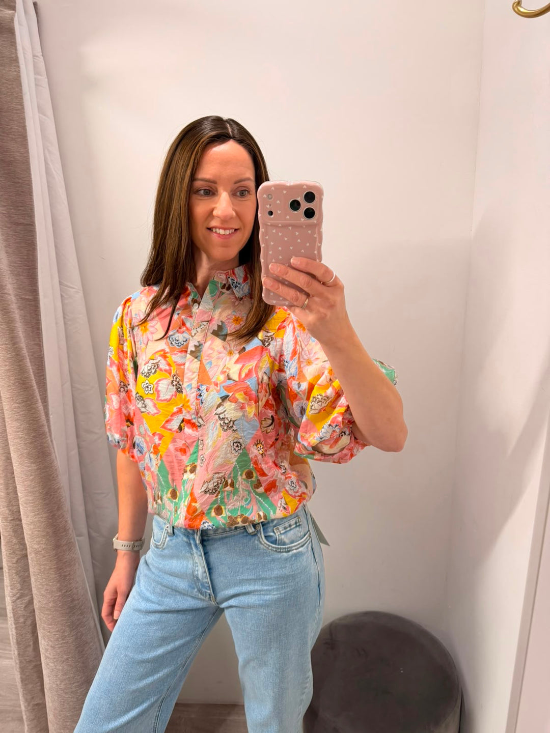 Elena Blouse - Sunset Posy