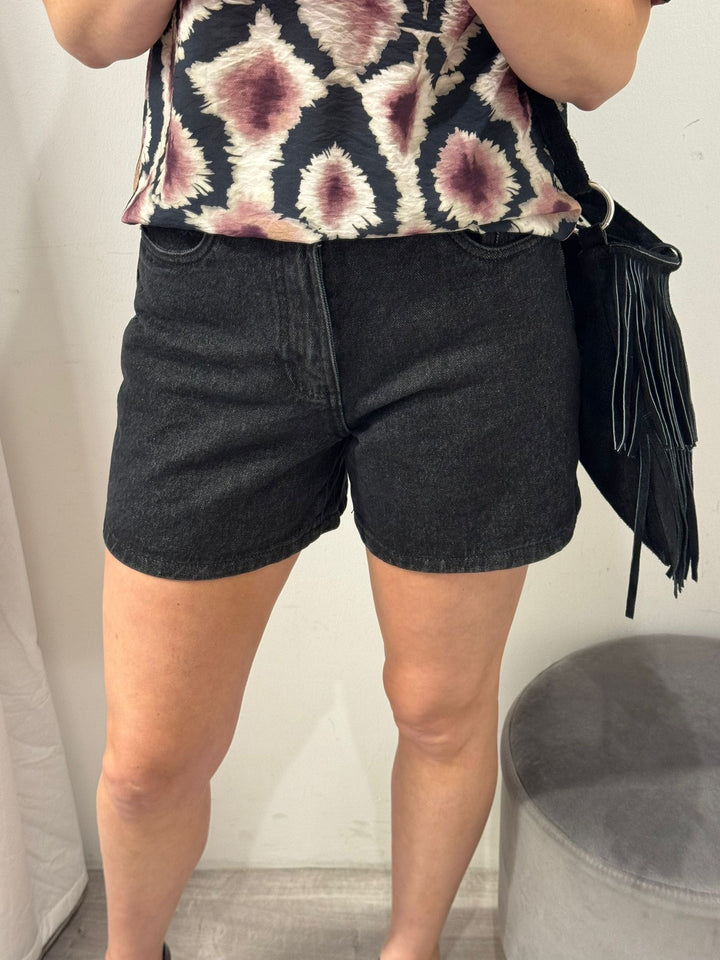 Aveny Shorts - Washed Black