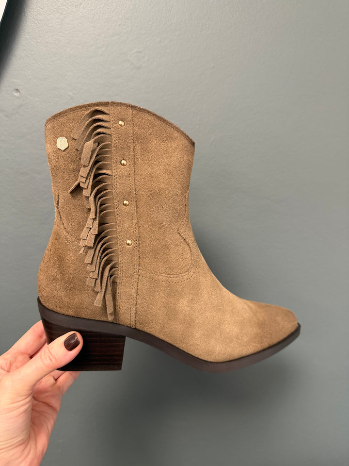 Carmela Cowboy Ankle Boots