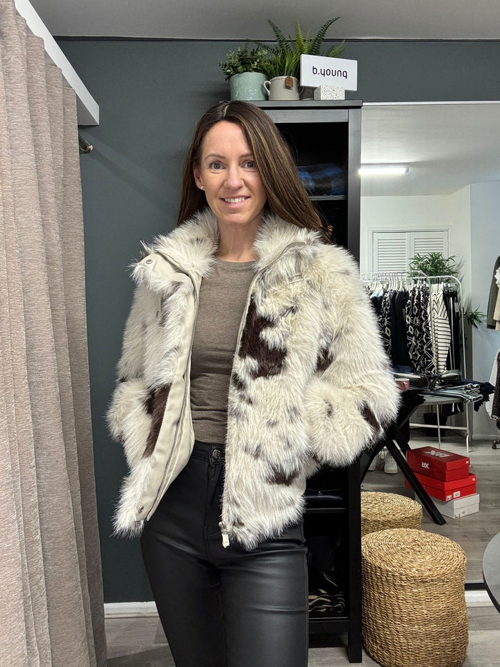 Ambra Jacket - Cow Print