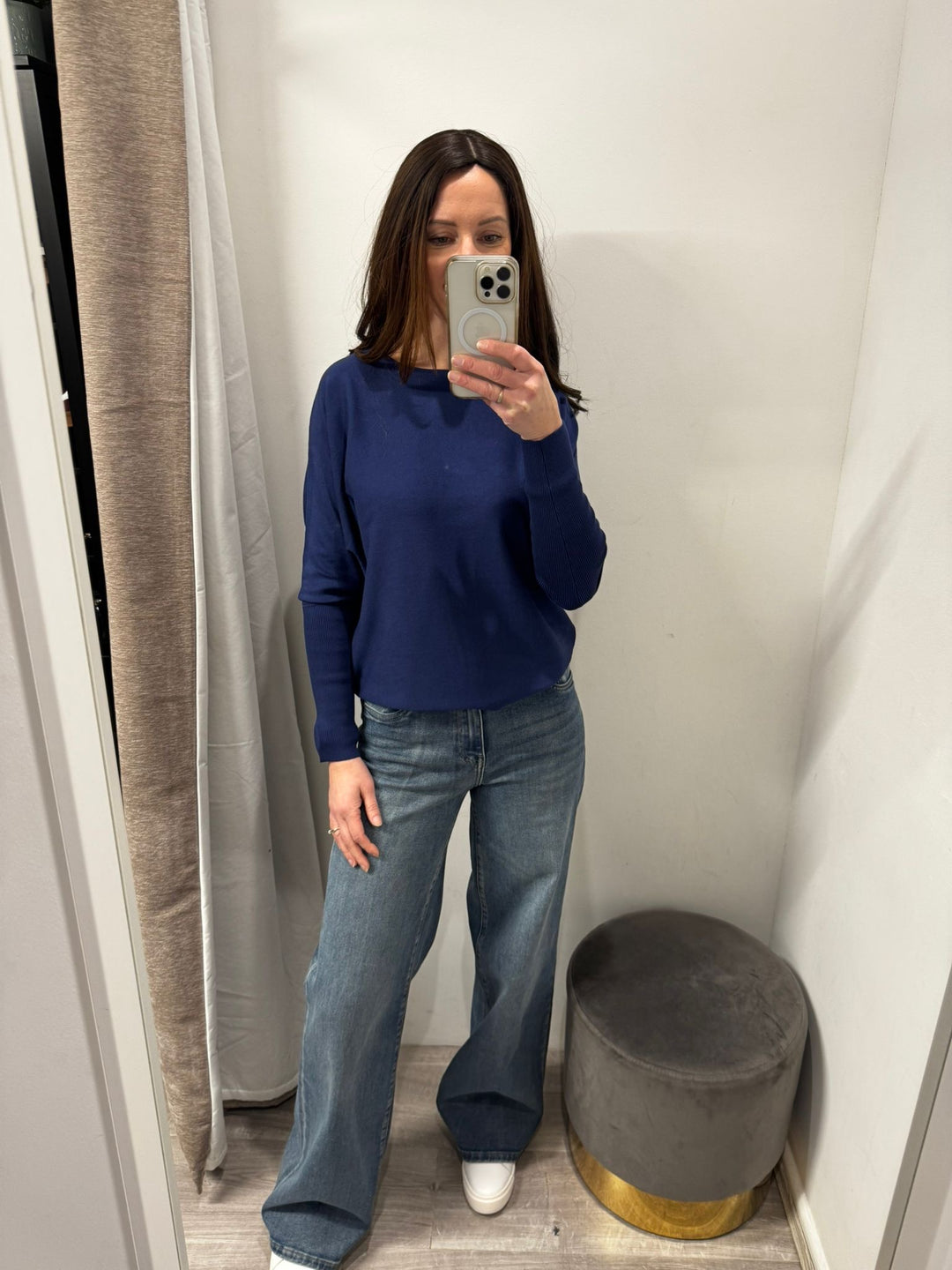 Morla Batwing Jumper - Medieval Blue