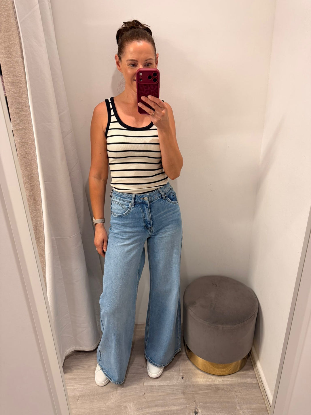 Allesia Vest Top - Stripe