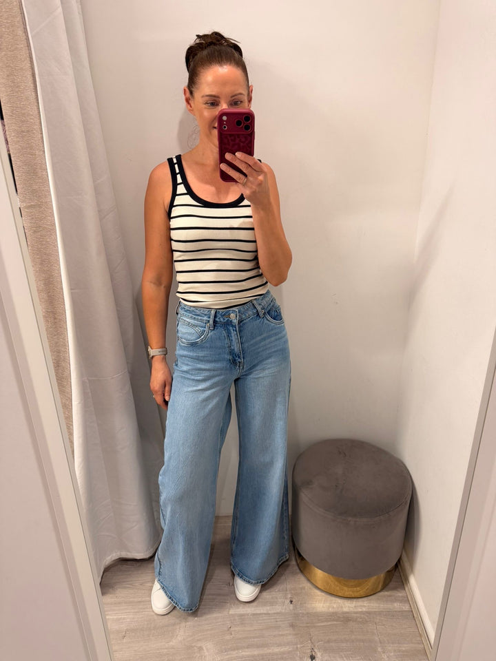 Allesia Vest Top - Stripe
