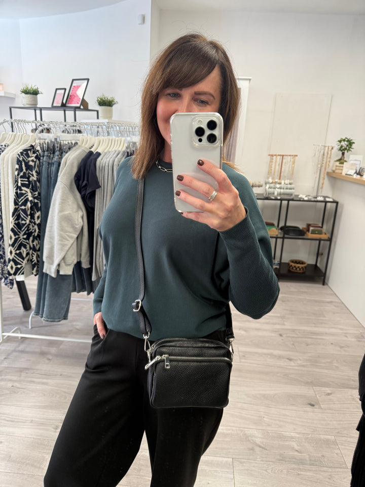 Etta Leather Bag - Black
