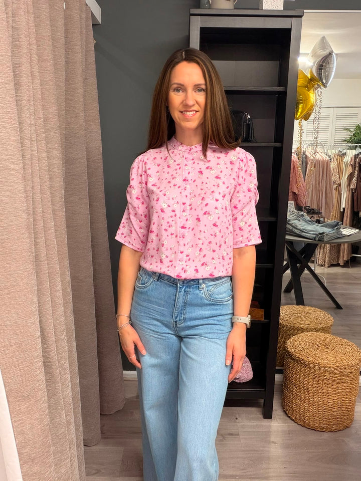 Vera Shirt - Pink Flower