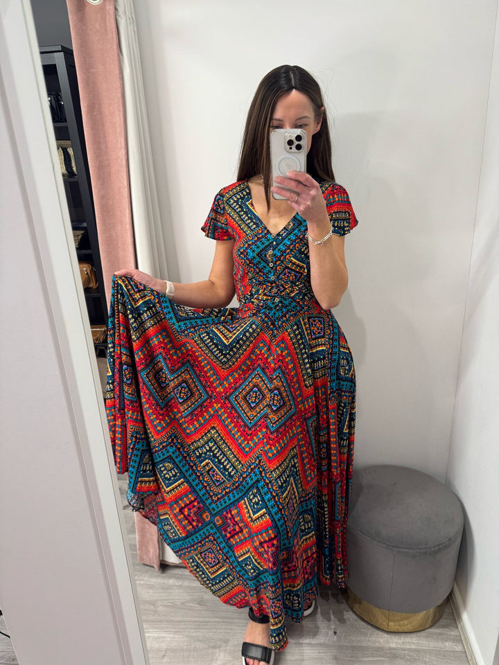 Sophia Dress - Red