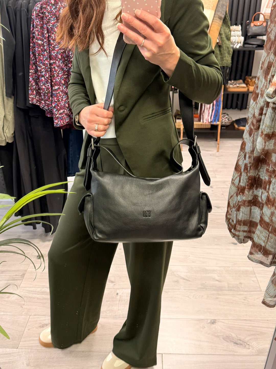 Imlay Leather Shoulder Bag