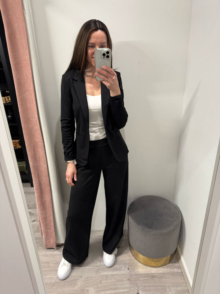 Kate Wide Leg Pants - Black