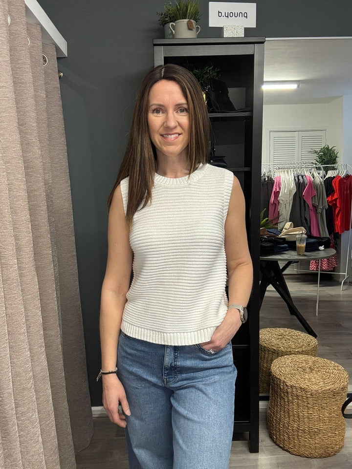 Dotties Top - Cloud Dancer