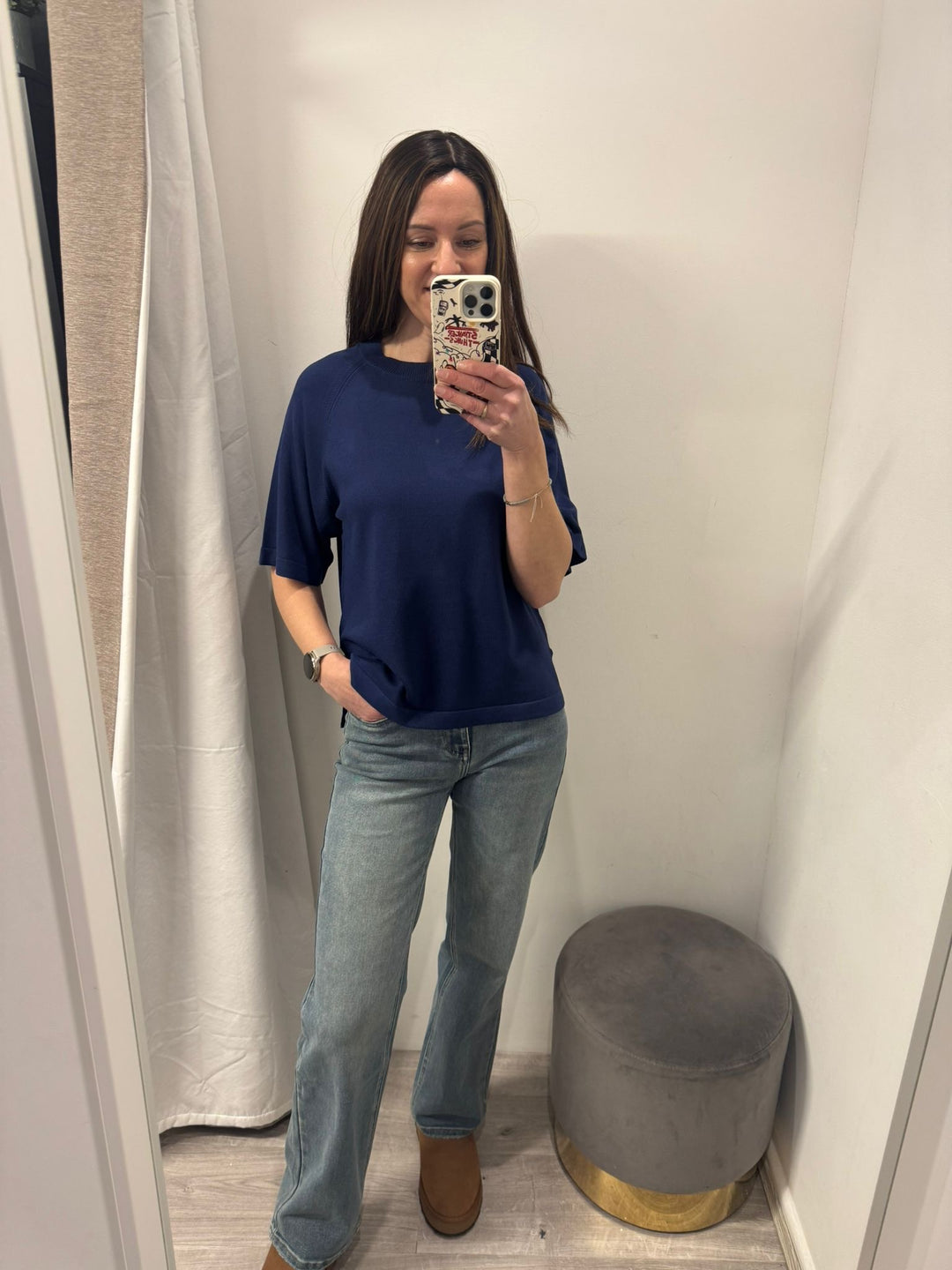 Morla T-shirt - Medieval Blue