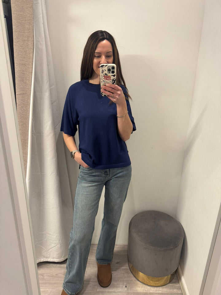 Morla T-shirt - Medieval Blue