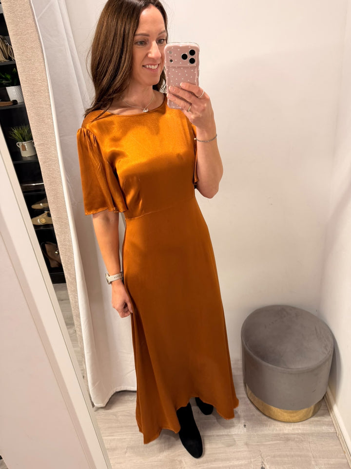 Rene Dress - Burnt Orange