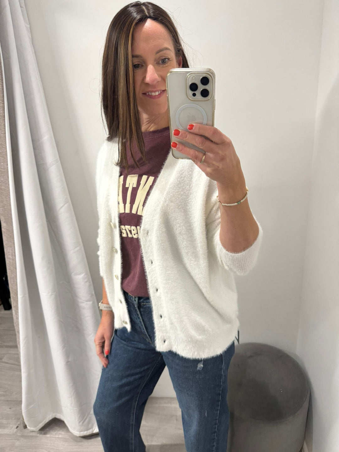 Brula Cardigan - Cloud Dancer