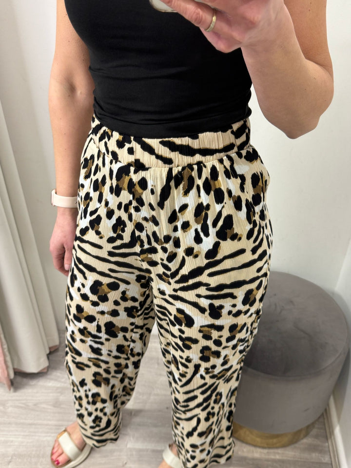 Marrakech Cropped Pants - Leopard