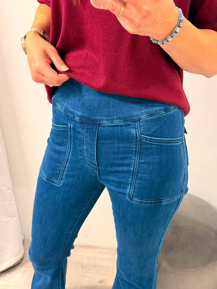 Tocada Flare Jeans - Dark Wash