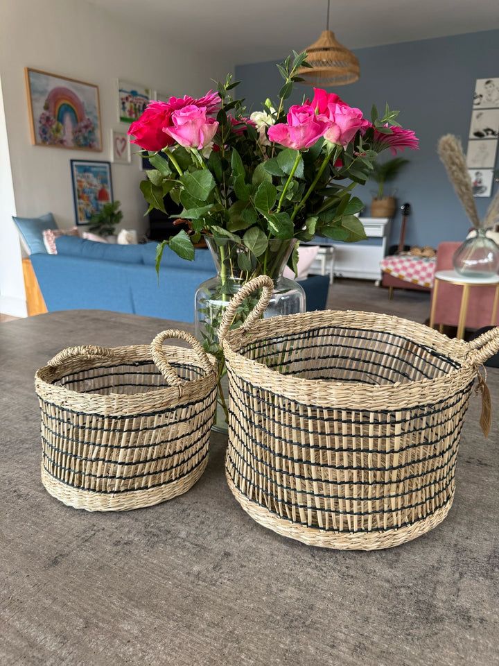 Seagrass Open Weave Baskets (Set of 2)