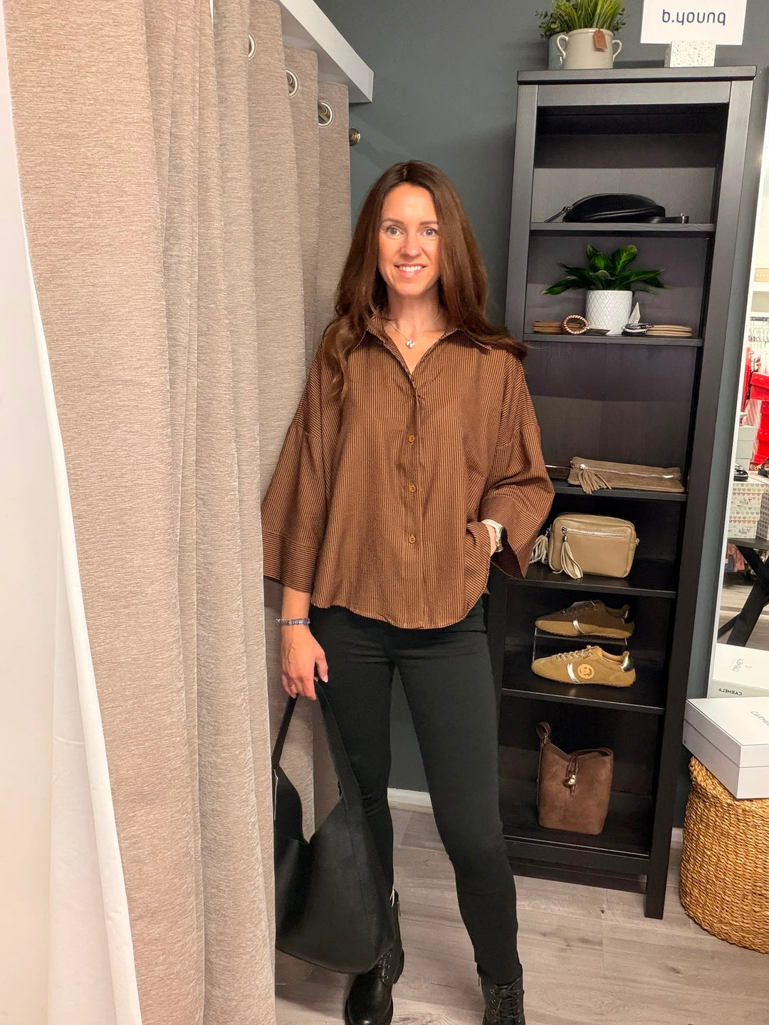 Lucia Shirt - Chocolate