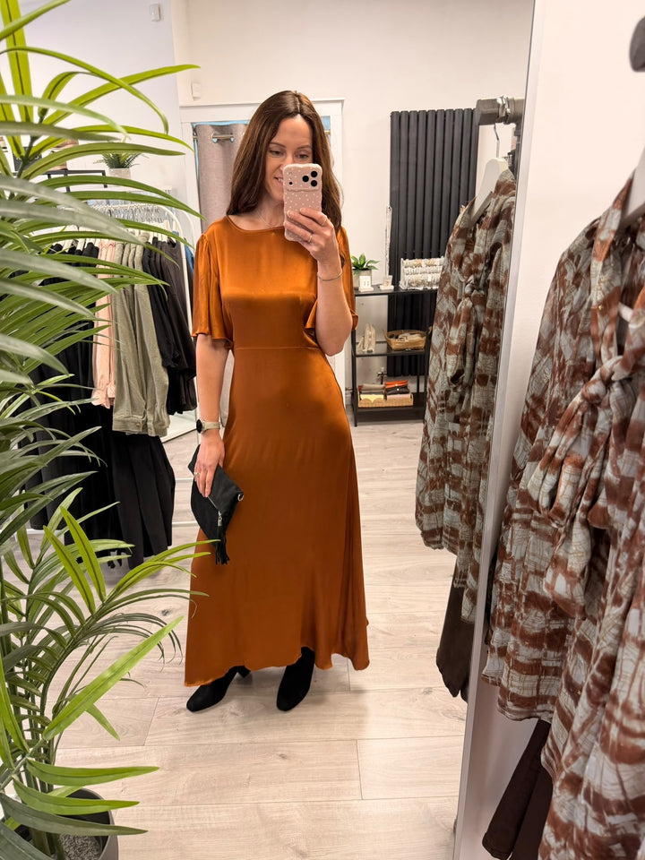 Rene Dress - Burnt Orange