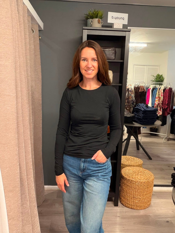 Pamila LS Top - Black