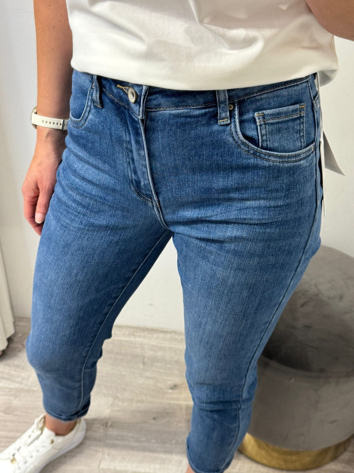 Toxik Boyfriend Jeans - Mid Wash