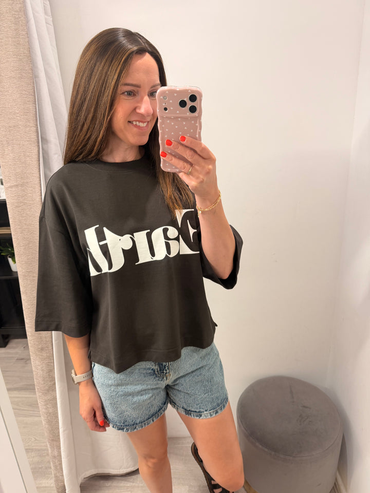 Dalia T-shirt - Espresso