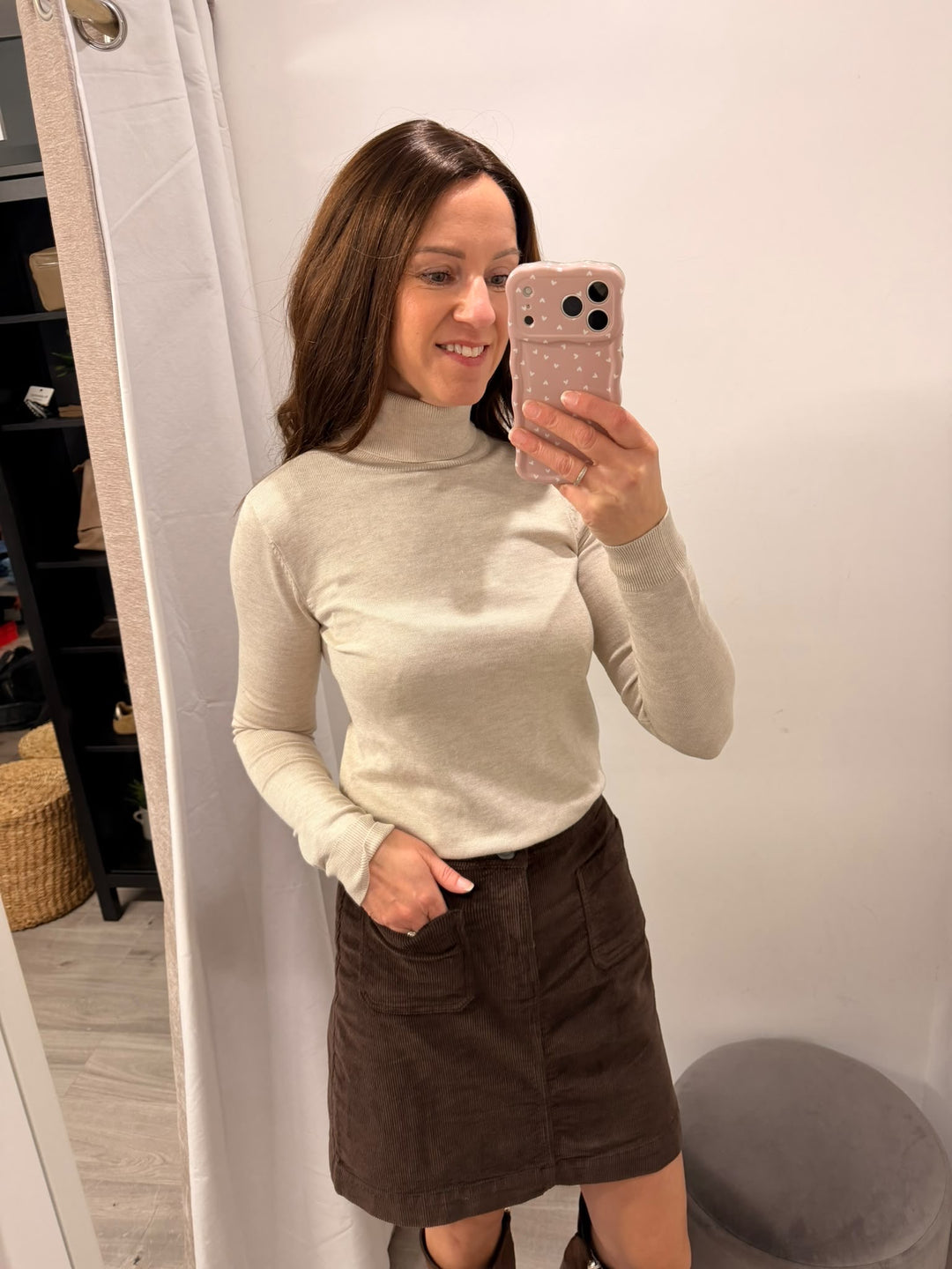 Luls Rollneck Jumper - Oatmeal