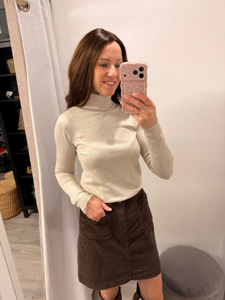 Luls Rollneck Jumper - Oatmeal
