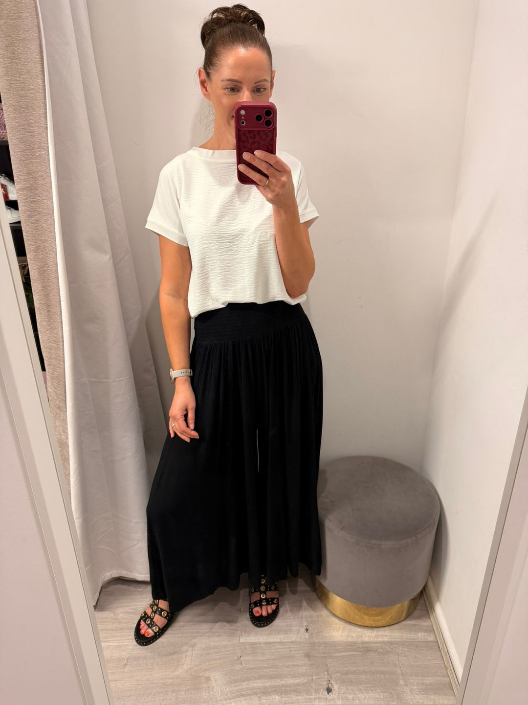 PRE ORDER - Ameera Palazzo Pants - Black