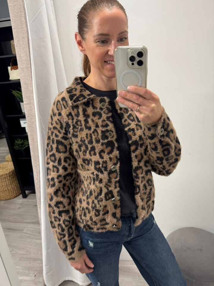 Bubbly Jacket - Leopard Print