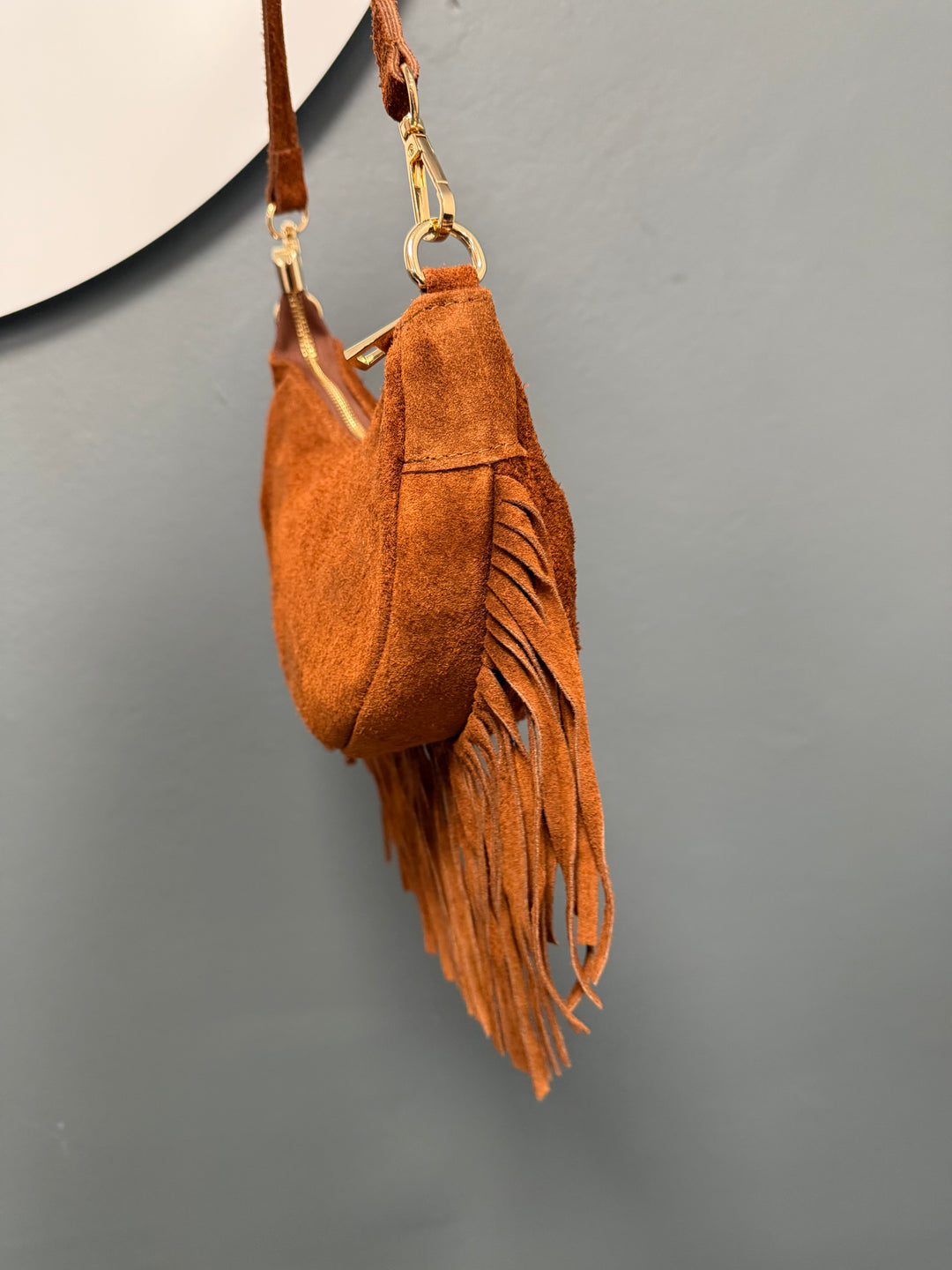 Savannah Tassel Bag - Tan