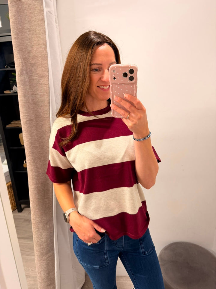 Luls Loose Top - Stripe