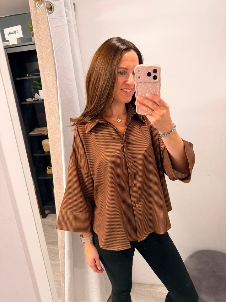 Lucia Shirt - Chocolate