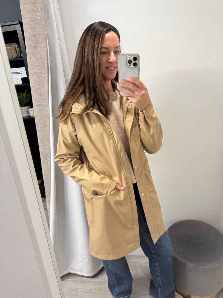 Tazi Rain Jacket - Travertine