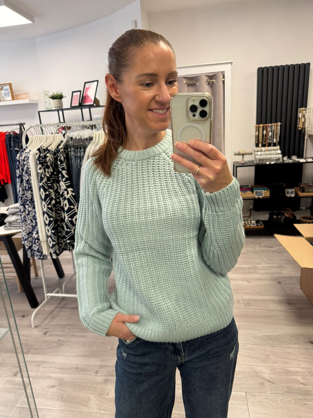 Otinka Jumper - Blue Surf