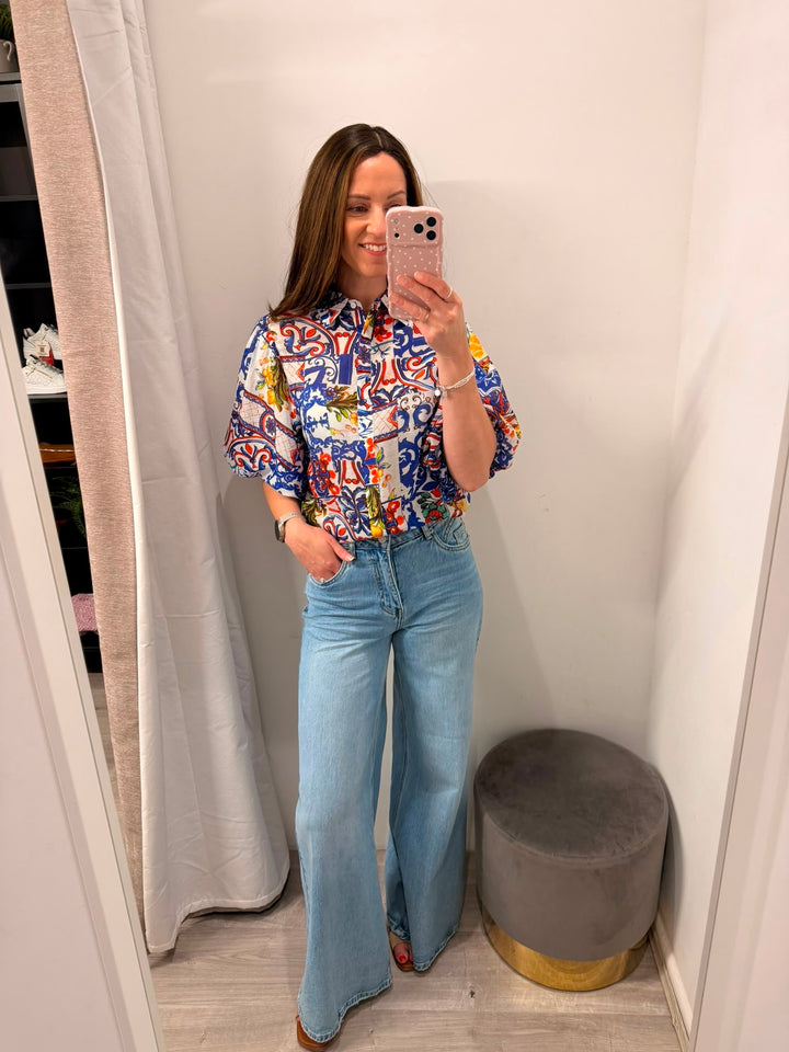 Elena Blouse - Santorini