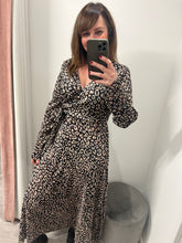 Load image into Gallery viewer, Bianca Leopard Wrap Dress
